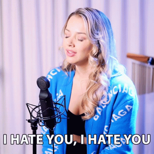 Hate Hate Hate Emma Heesters Singing GIF