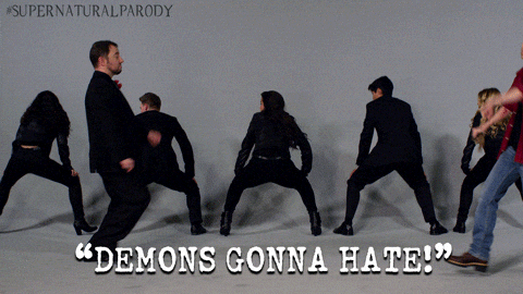Hate Hate Hate Super Natural Parody GIF