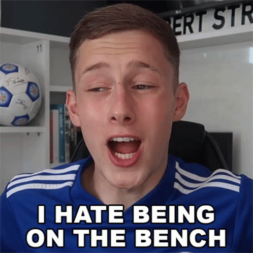 Hates Being On The Bench GIF