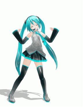 Hatsune Miku Dance Anime GIF