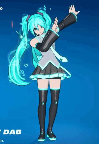 Hatsune Miku Doing Dab