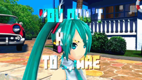 Hatsune Miku Hot To Go GIF