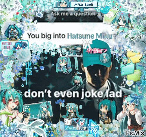 Hatsune Miku Saying You Big Into Hatsune Miku