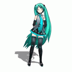 Hatsune Miku Shy Sway GIF