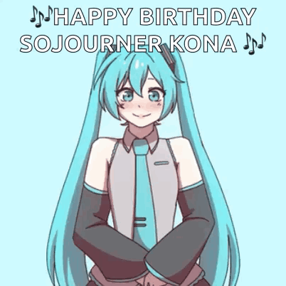 Hatsune Miku Smiling With Tie
