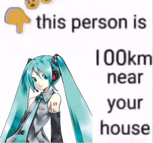 Hatsune Miku With 01 On Shoulder GIF