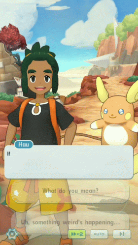 Hau Pokemon Masters Gameplay Meme GIF
