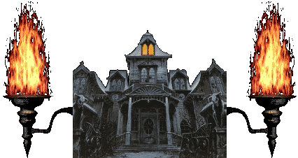Haunted House Fire Torch GIF