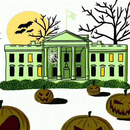 Haunted House Full Of Pumpkin GIF