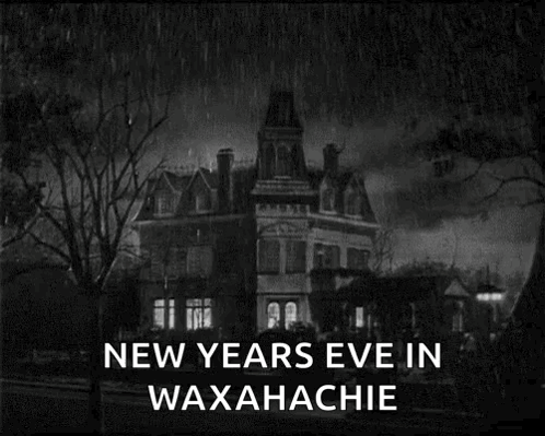 Haunted House In Rainy Season GIF