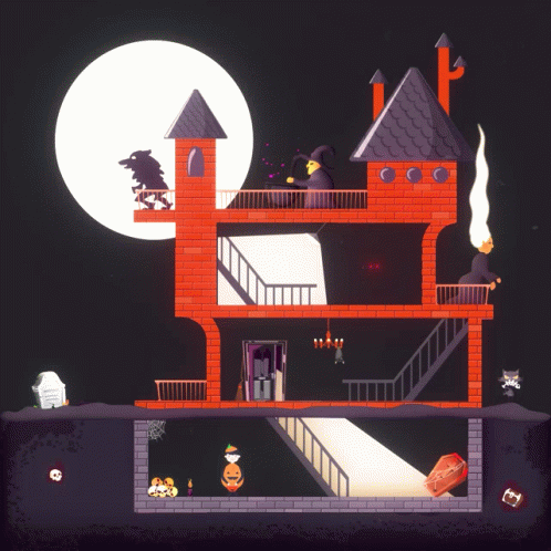 Haunted House Witch House GIF