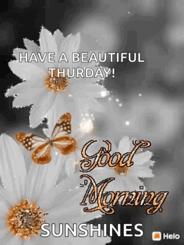Have A Beautiful Thursday Sunshines Greeting Card GIF