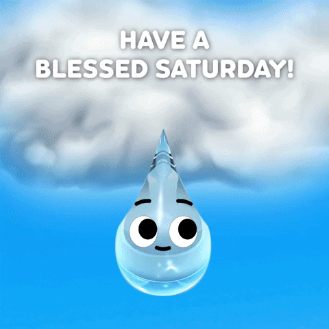Have A Blessed Saturday Drop To Plant GIF