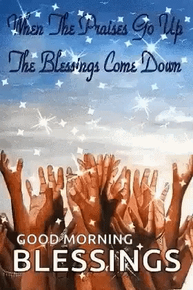 Have A Blessed Wednesday Glittering Reaching Hands GIF
