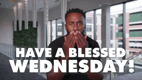 Have A Blessed Wednesday Man Blowing Kisses GIF