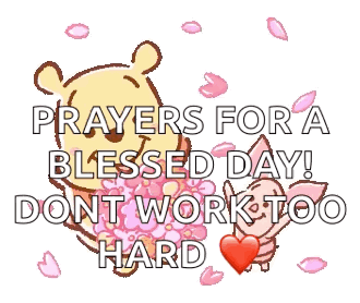 Have A Blessed Wednesday Winnie The Pooh Piglet GIF