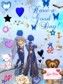 Have A Good Day Genshing Couple GIF