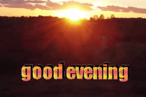 Have A Good Evening Sun Down Sunset GIF
