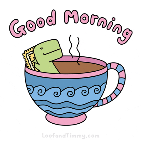 Have A Good Monday Chill In Coffee GIF