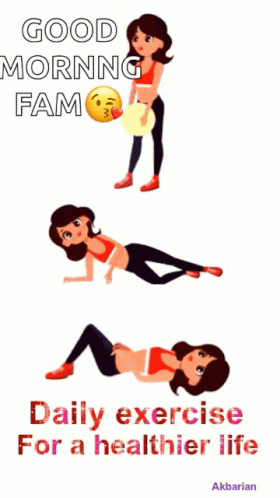 Have A Good Morning Exercise For A Healthier You GIF