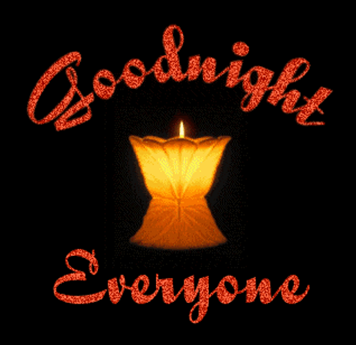 Have A Good Night Everyone Candle Light GIF