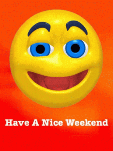 Have A Good Weekend Emoji Winks GIF