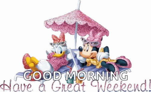 Have A Good Weekend Minnie Mouse Daisy Duck GIF