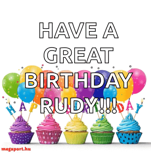 Have a Great Birthday Rudy Greeting Card