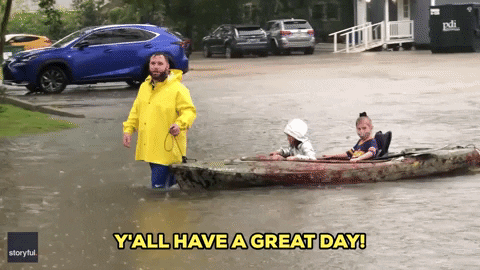 Have A Great Day At School Riding Boat GIF