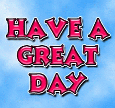 Have A Great Day Blue Background GIF