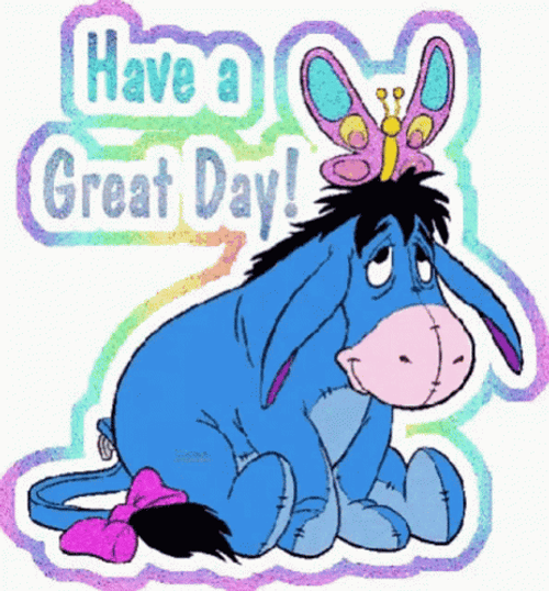 Have A Great Day Cute Eeyore GIF