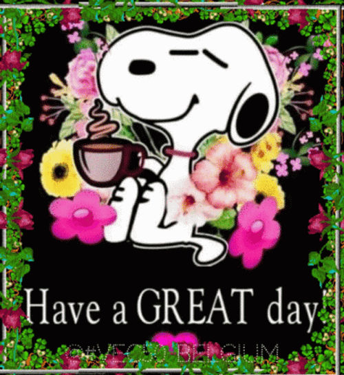 Have A Great Day Relaxing Snoopy GIF