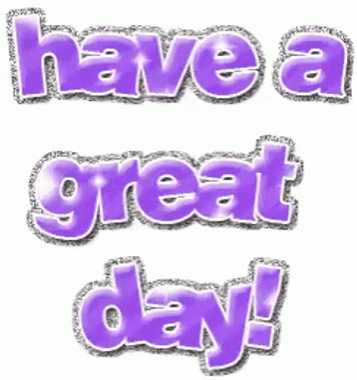 Have A Great Day With Glitters GIF