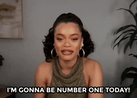 Have A Great First Day Andra Day Be Positive GIF