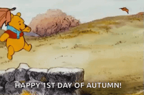 Have A Great First Day Of Autumn Winnie The Pooh GIF