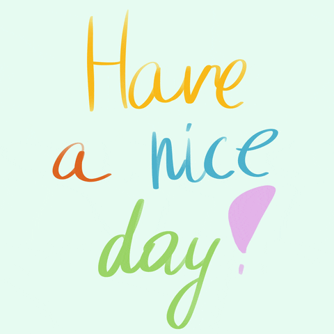 Have A Great Wednesday Cute Font GIF