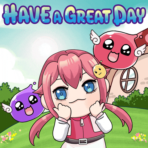 Have A Great Wednesday Flying Slimes GIF