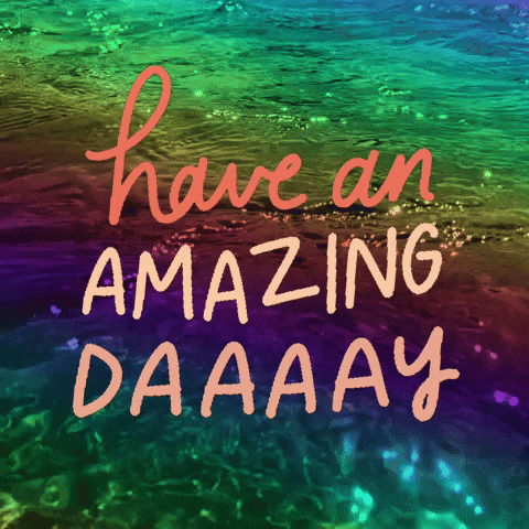 Have A Great Wednesday Rainbow Water GIF