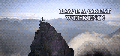 Have A Great Weekend Cyclist GIF