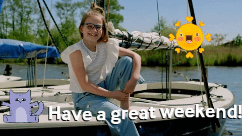 Have A Great Weekend Happy Kid GIF
