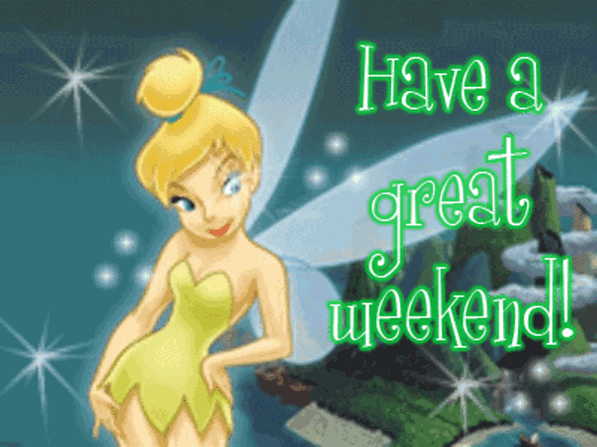 Have A Great Weekend Tinker Bell GIF