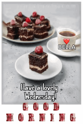 Have A Lovely Wednesday Good Morning Greeting Card GIF