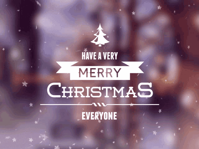 Have A Merry Christmas Blessings Everyone GIF