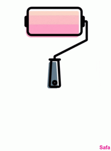 Have A Nice Day Paint Roller Pink GIF