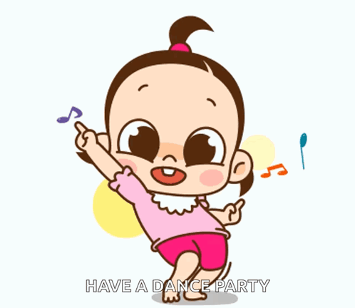 Have A Party Dancing Cartoon GIF