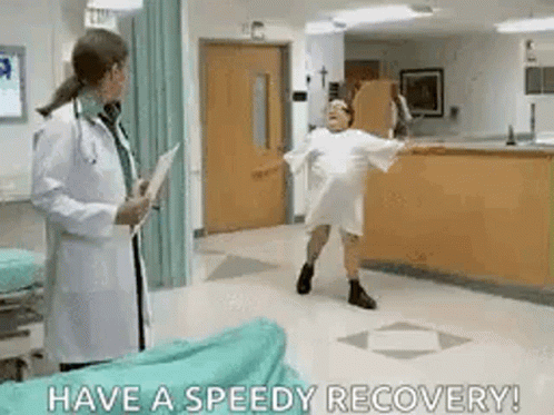 Have A Speedy Recovery Get Well Soon Hospital GIF