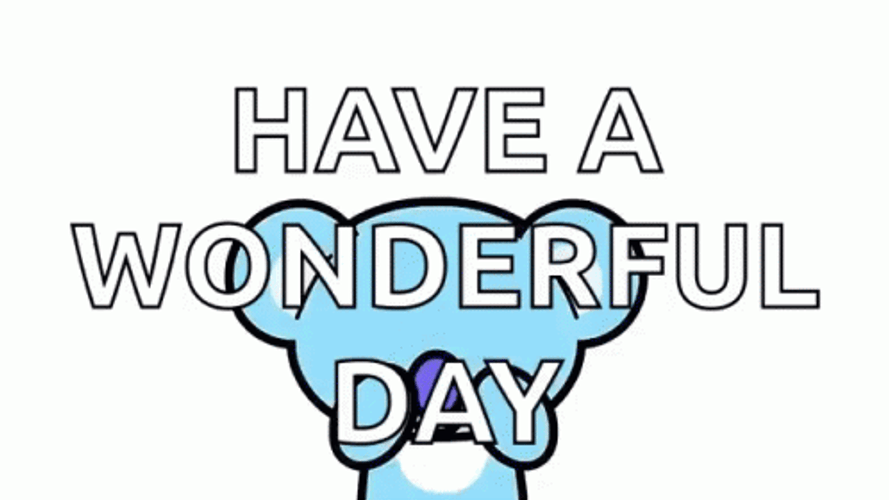 Have A Wonderful Day Bts GIF