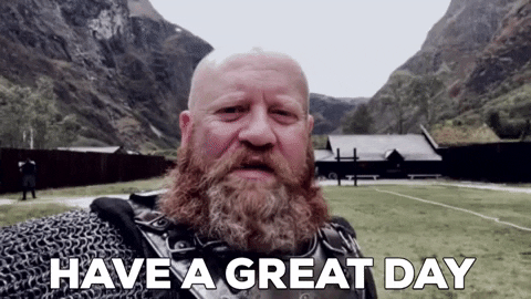 Have A Wonderful Monday Vikings GIF