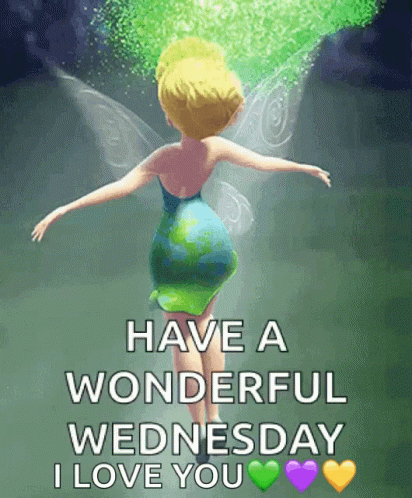 Have A Wonderful Wednesday Tinkerbell GIF