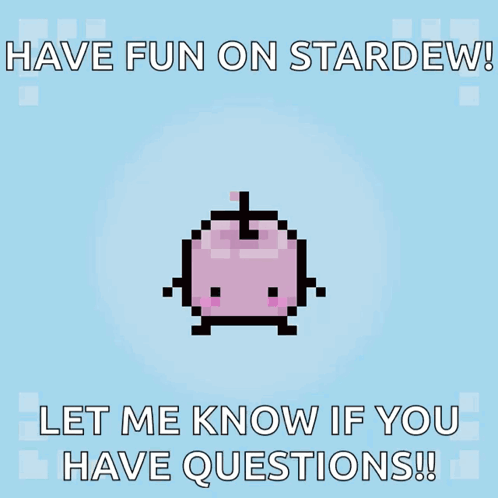 Have Fun on Stardew Poster